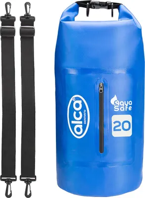 Produktbild von alca® Dry Bag wasserdichter Packsack 20L Trockentasche, Roll-Top Verschluss, Tragegurt, extra Tasche