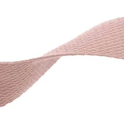 45m Polycotton Gurtband 32mm breit Tragband Taschenband Rucksackgurt811 altrosa