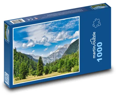 Zdjęcie produktu dla Puzzle 1000 Malownicze Alpy Francuskie - martinpuzzle