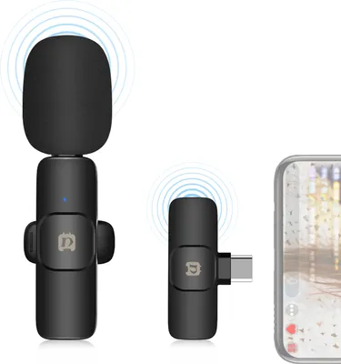Zdjęcie produktu dla Bezprzewodowy Mikrofon Krawatowy PU3082B PULUZ USB-C