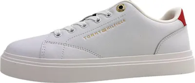 Produktbild von Tommy Hilfiger 8721289545045, Weiblich, Erwachsener, Modische Sneakers, Weiß, Rot, Rwb, Schnürverschluss