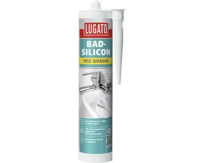 Produktbild von Lugato Wie Gummi Bad Silicon 310 ml weiss