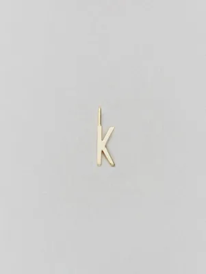 Produktbild von Design Letters - Anhänger "K" Gold