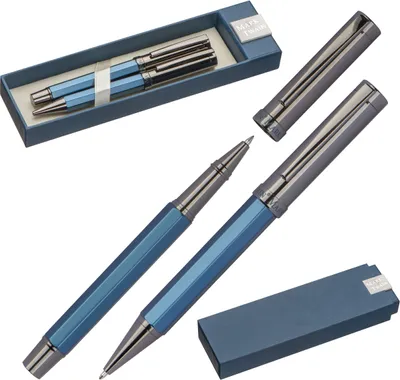 Produktbild von Schreibset "Mark Twain" bestehend aus Rollerball und Kugelschreiber