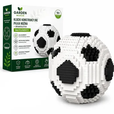 Produktbild von Konstruktionsset Fußball 864 Teile Zum Bauen Eines Balls Und Fördern Von Geschick Logik Und Konzentration