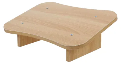 Produktbild von Fußstütze aus Holz für das Büro – Kompakter Tritthocker für Schreibtisch und Zuhause