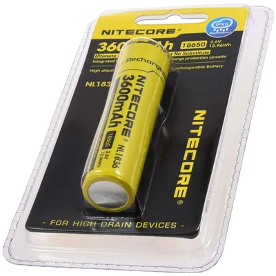 Produktbild von Nitecore Li-Ion Akku Typ 18650 3600mAh NL1836