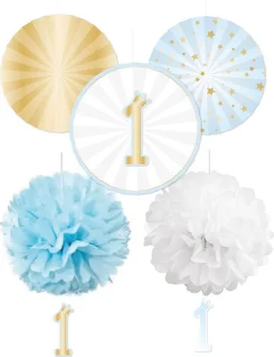 Produktbild von Amscan 9910305, Papier, Blau, 6 Stück(e)