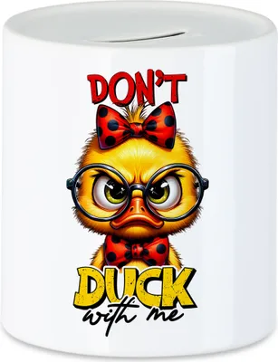 Produktbild von Don’t Duck With Me Spardose Lustige Ente Sarkastisch Humor Witzig Frech Geschenkidee