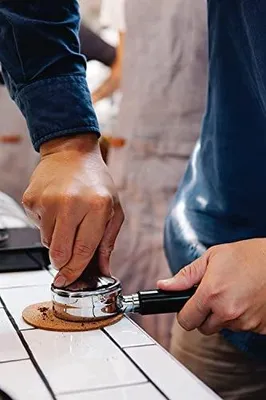 Zdjęcie produktu dla Tamper do kawy 51 mm profesjonalny stal nierdzewna drewno