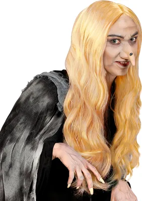 Produktbild von Blonde Damen Hexen-Perücke "Morgana"