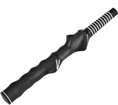 Zdjęcie produktu dla Gumowy Golf Grip Trener, ergonomiczne narzędzie treningowe, czarny, dla praworęcznych