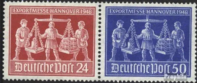 Produktbild von Briefmarken Alliierte Bes.-Gem.Ausg. 1948 Mi WZd1 postfrisch Hannovermesse