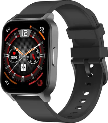 Produktbild von Smart Watch mit 1,7" Aktivitätsuhr, genauer Körpertemperatur-Erkennung Monitor, Herzfrequenz, Blutsauerstoff, Schlaf, 10 Tage Akkulaufzeit, Schwarz
