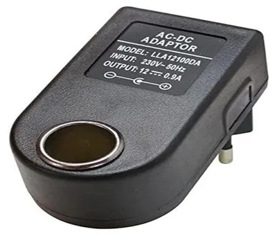 Spannungswandler 230V AC auf 12V DC, Zigarettenanzünderstecker