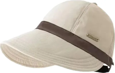 Produktbild von Sonnenhüte für Damen, breite Krempe, UV-Schutz, Visierhut, Sommer, Strand, verstellbarer Pferdeschwanz, verstaubare Kappe zum Angeln, Wandern