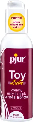 Produktbild von pjur Toy Lube - Gleitgel für tropf-freies & punktgenaues dosieren - nie mehr kleckern - für alle Erotik- & Sextoys geeignet (100ml)