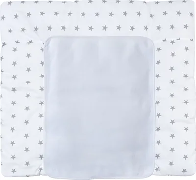 Produktbild von Baby-Delux Wickelauflage 70x75 inkl. abnehmbarer Frotteeauflage Little Stars White Wickelunterlage Wickelkommode, Wickeltisch Baumwolle waschbar