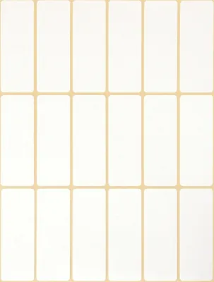 Produktbild von Etiketten 50x19mm VE=5x486 Stück weiß