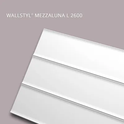Produktbild von NMC MEZZALUNA L 2600 WALLSTYL Noel Marquet 3D Wandpaneel Akustikpaneel 2,6 m