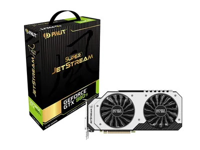 Produktbild von Palit Super Jetstream GTX980TI NVIDIA Grafikkarte (PCI-e 6GB GDDR5 DVI)