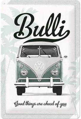 Zdjęcie produktu dla Metalowy Plakat 20 X 30Cm Vw Bulli
