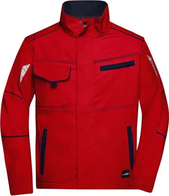 Produktbild von Workwear Jacket - COLOR - red/navy, Gr. 6XL