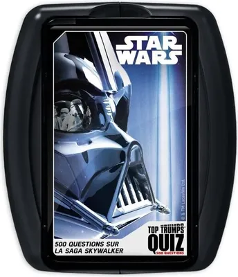 Immagine prodotto di Quiz Star Wars gioco da tavolo, 500 domande illustrate, gioco per famiglie, Winning Moves
