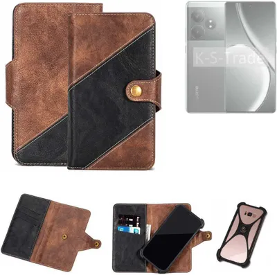 Produktbild von K-S-Trade Handyhülle Schutzhülle Bookstyle Case kompatibel mit Realme GT 6T Klapphülle Cover Hülle Schutztasche 1x