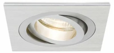 Obrázok produktu pre RED - DESIGN RENDL RENDL PASADENA GU10 SQ I Vstavné svietidlo, brúsený hliník, 230 V, GU10, 50 W, R12709