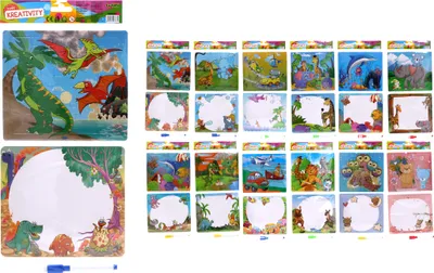 Produktbild von Kreatives Set – Puzzle + 1 Stück Marker