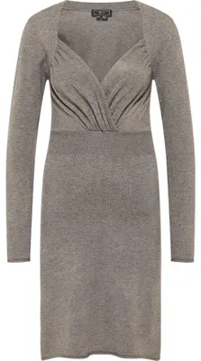 Productafbeelding van threezy dames tricotjurk 11019458-TH01, zwart, maat M/L