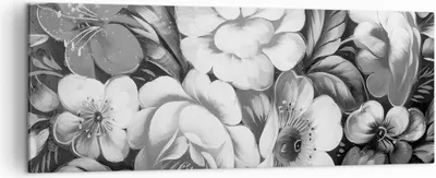 Produktbild von Bild auf Leinwand - Leinwandbild - Blume Blumenstrauß Blatt - 140x50cm - Wand Bild - Wanddeko - Leinwanddruck - Bilder - Kunstdruck - Wanddekoration - Leinwand bilder - Wandkunst - AB140x50-3896