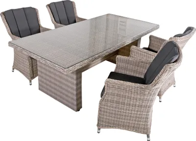 Produktbild von Tischgruppe DIJON 5-tlg. | 1 × Tisch 970367 | 4 × Sessel 970349