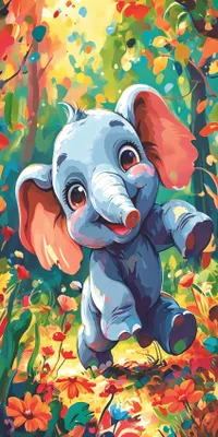 Produktbild von FEBE Strandtuch XXL 100x180 cm Kleiner Elefant Badetuch Groß 100% Mikrofaser Handtuch Stranddecke Sommer-Handtüch
