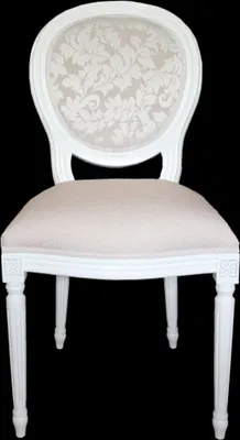 Produktbild von Casa Padrino Barock Esszimmer Stuhl ohne Armlehne Creme / Weiß - Designer Stuhl - Luxus Qualität