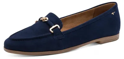 Productafbeelding van Tamaris dames slippers, leer, blauw, maat 41 EU