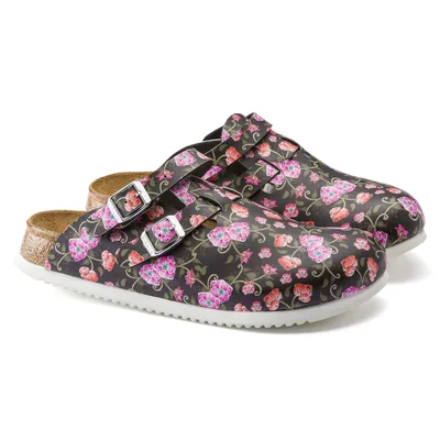 Produktbild von Birkenstock Kay SL Blooming Roses Black Größe EU 38 Schmal