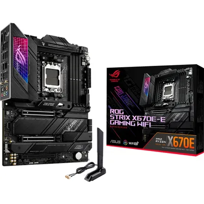 Image de Asus Rog Strix X670E-E Gaming Wifi (Amd, Am5, Ddr5, Atx)