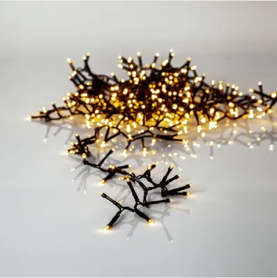 Produktbild von STAR Trading LED-Cluster-Lichterkette 540 BS ww/schwarz außen