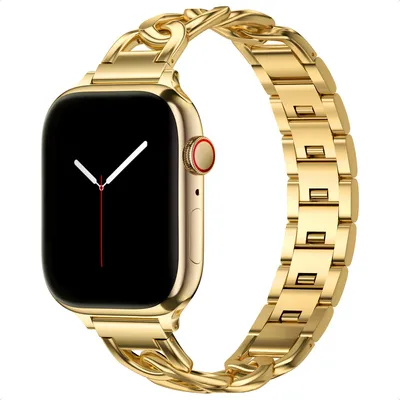Immagine prodotto di Bracciale Selencia Chain per Watch Series 1 - 9 / SE (38/40/41 mm) | Series 10 / 11 (42 mm) - Oro