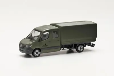 Produktbild von Herpa MB Sprinter `18 DoKa Plane Bundeswehr 700795