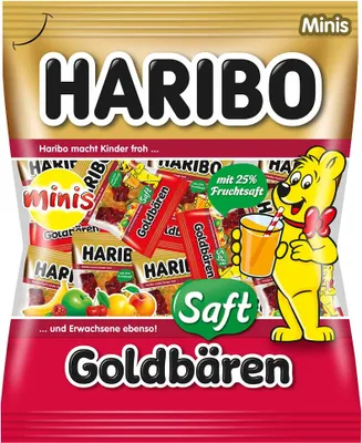 Obrázok produktu pre Haribo Juice Gold Bears Minis extra mäkké s 25% ovocnej šťavy 220g
