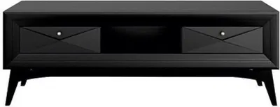 Produktbild von Rtv Lowboard tv Ständer Sideboard Tisch Wohnzimmer Modern Holz Schwarz Design