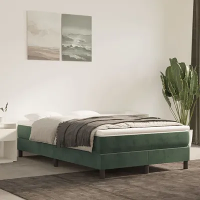 A bedroom scene with a bed and decor.