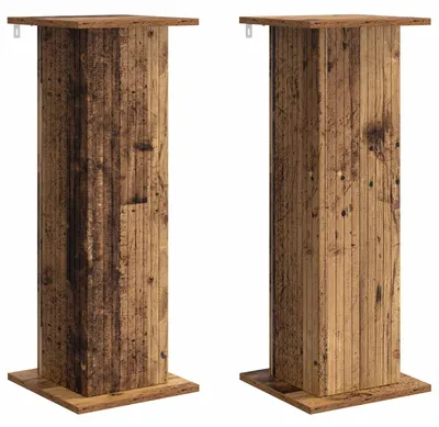Produktbild von vidaXL Pflanzenständer 2 pcs Altholz 30,5 x 30 x 80,5 cm Holzwerkstoff