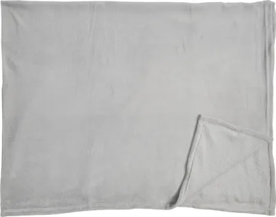 Produktbild von Hellgraue Fleecedecke 150x200cm