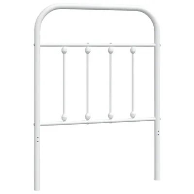 Produktbild von vidaXL Ersatz-Kopfteil Metall Weiß 75 cm