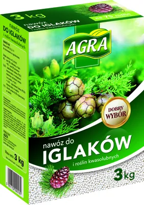 Zdjęcie produktu dla Granulat do iglaków 3kg - Agra