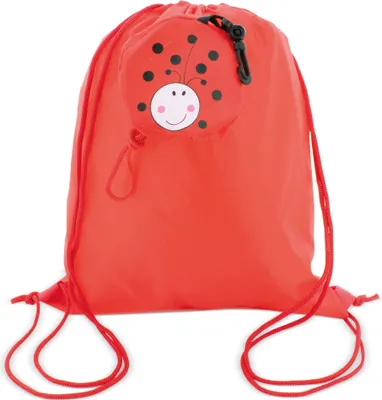 Produktbild von Faltbarer Rucksack (Turnbeutel) Kinder Marienkäfer